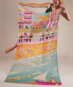 Powder Last Chance To Buy Promenade Print Scarf