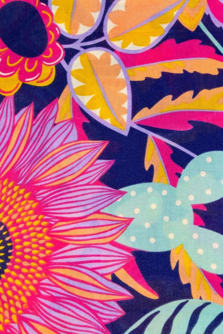 Powder Fantasy Floral Print Scarf Last Chance To Buy