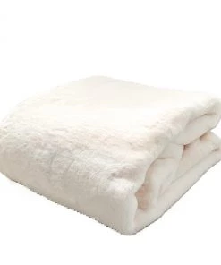 Parlane Last Chance To Buy Soft Faux Fur Throw In Winter White