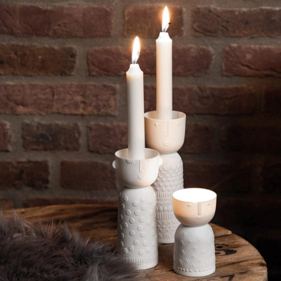 Rader Last Chance To Buy Stella Ceramic Smiling Candle Holder