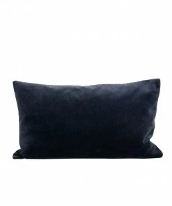 Also Home Velvet Rectangle Cushion Indigo