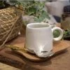 MW Home Kitchen & Dining Small Handmade Mug In Milk White